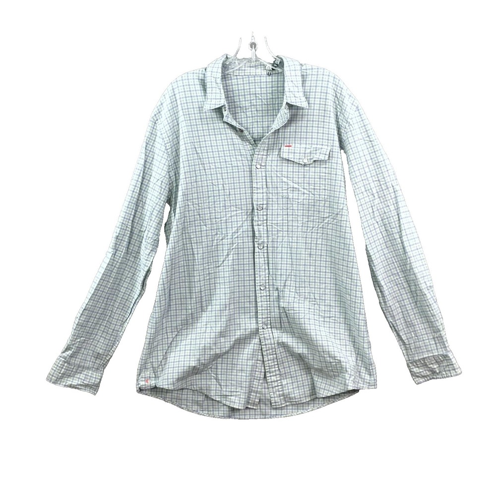 Criquet Shirt Mens 2XL Plaid Pearl Snap Classic Fit Performance Cowboy Western